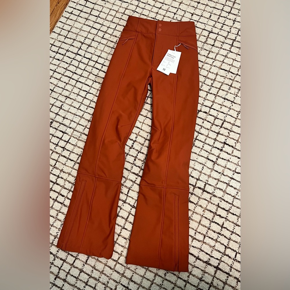 NWT Halfdays Emma Pants | Rust | XS Ski Pants